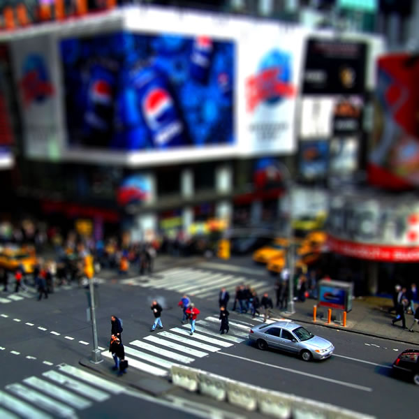 Tilt-Shift Photography, Miniature Faking