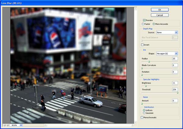 tilt shift photoshop plugin